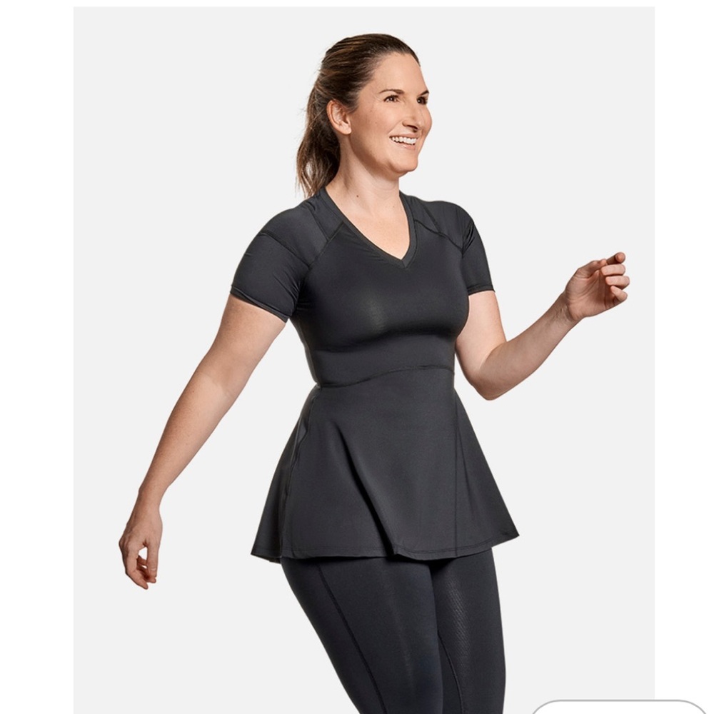 NWT Tommie Copper Women's Fit-and-Flare Shoulder Support Shirt